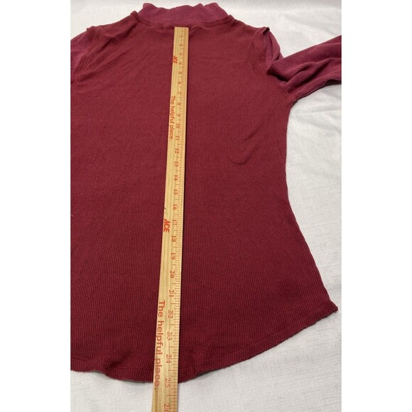 NWT FREE PEOPLE - We The Free - Freya Long Sleeve Mock Neck Thermal Top - Picture 13 of 13